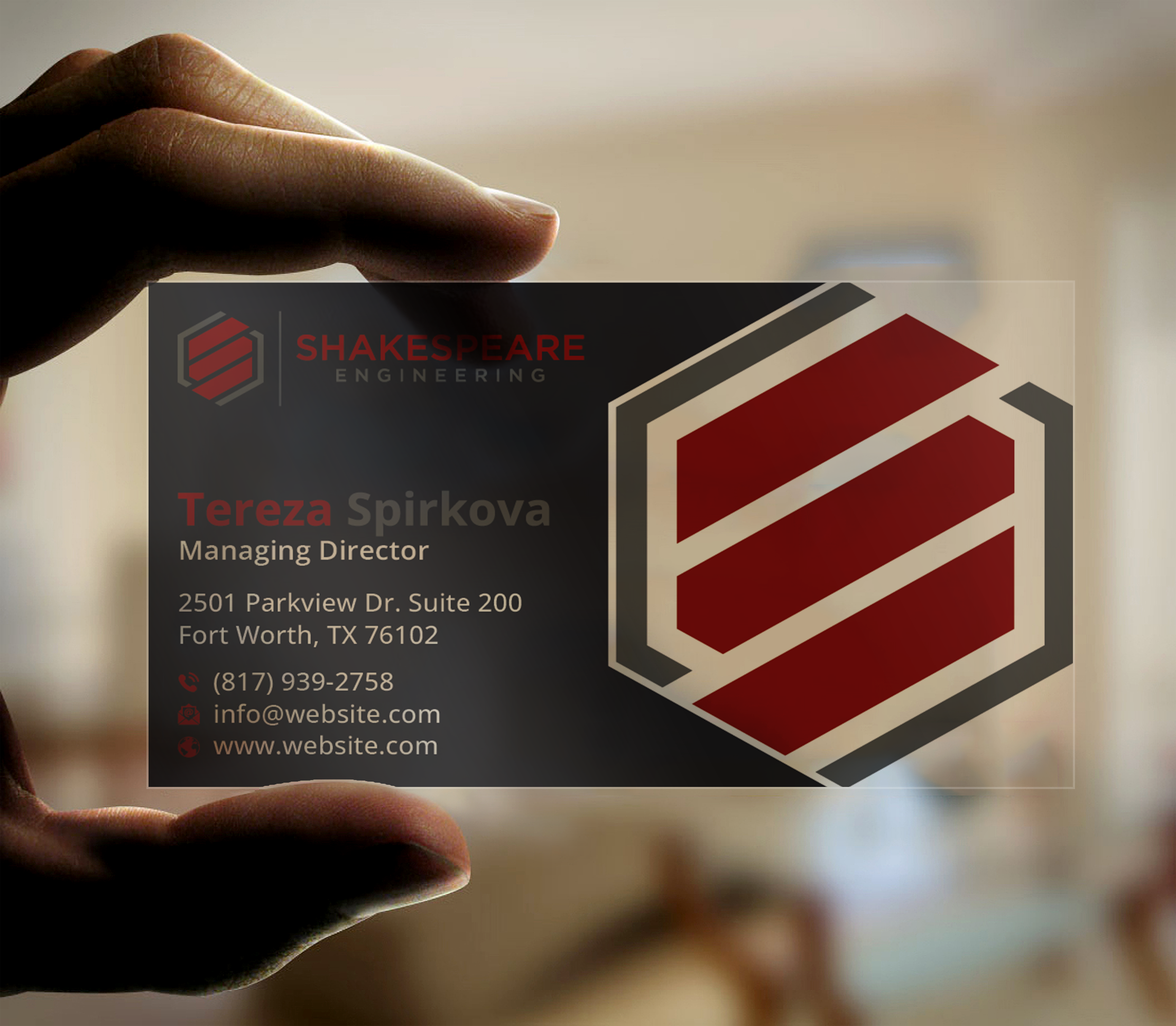 Business Card Design by DesignerShahadat for Shakespeare Engineering | Design #32105486