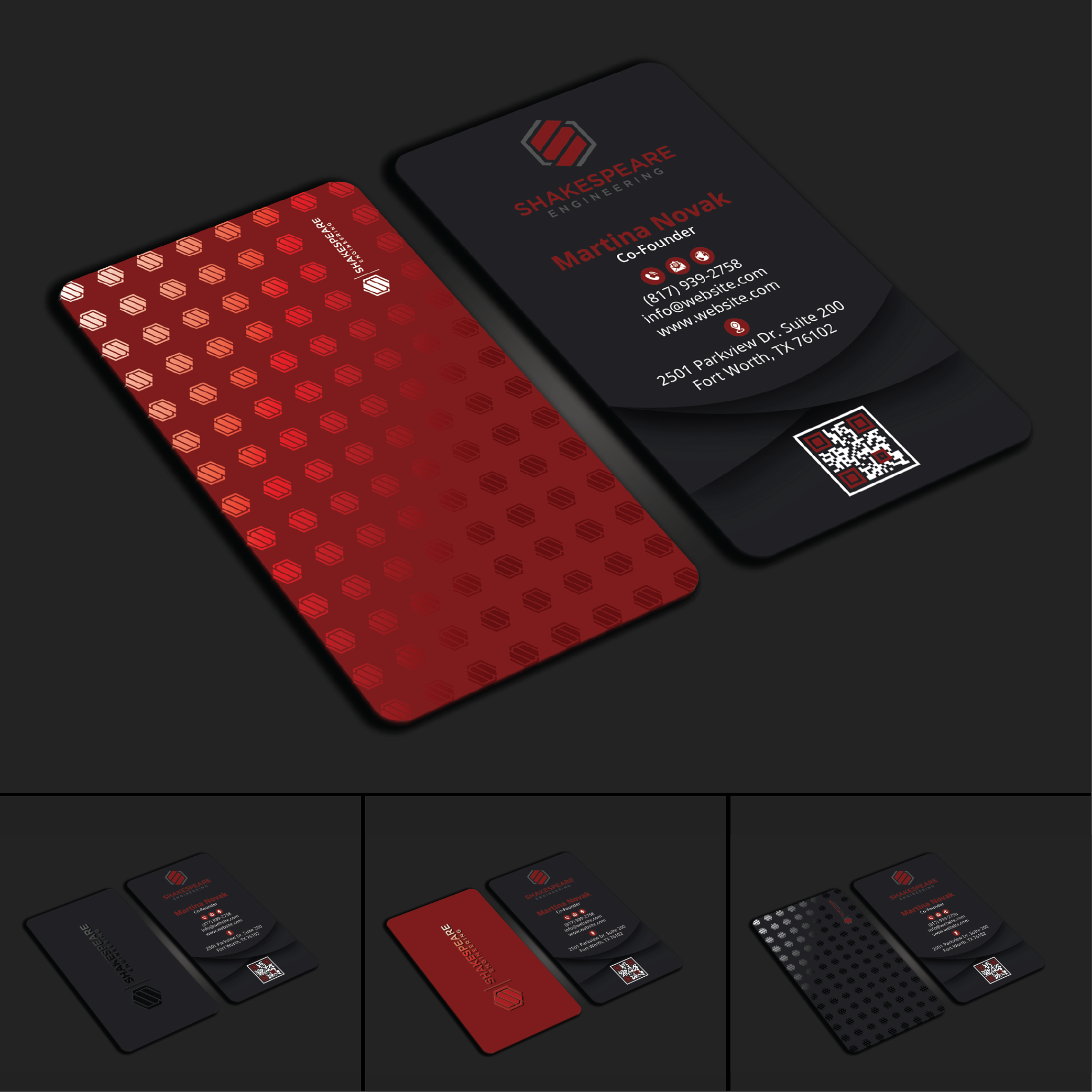 Business Card Design by DesignerShahadat for Shakespeare Engineering | Design #32106844