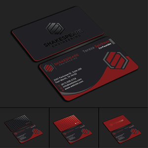 Business Card Design by DesignerShahadat for Shakespeare Engineering | Design: #32107007