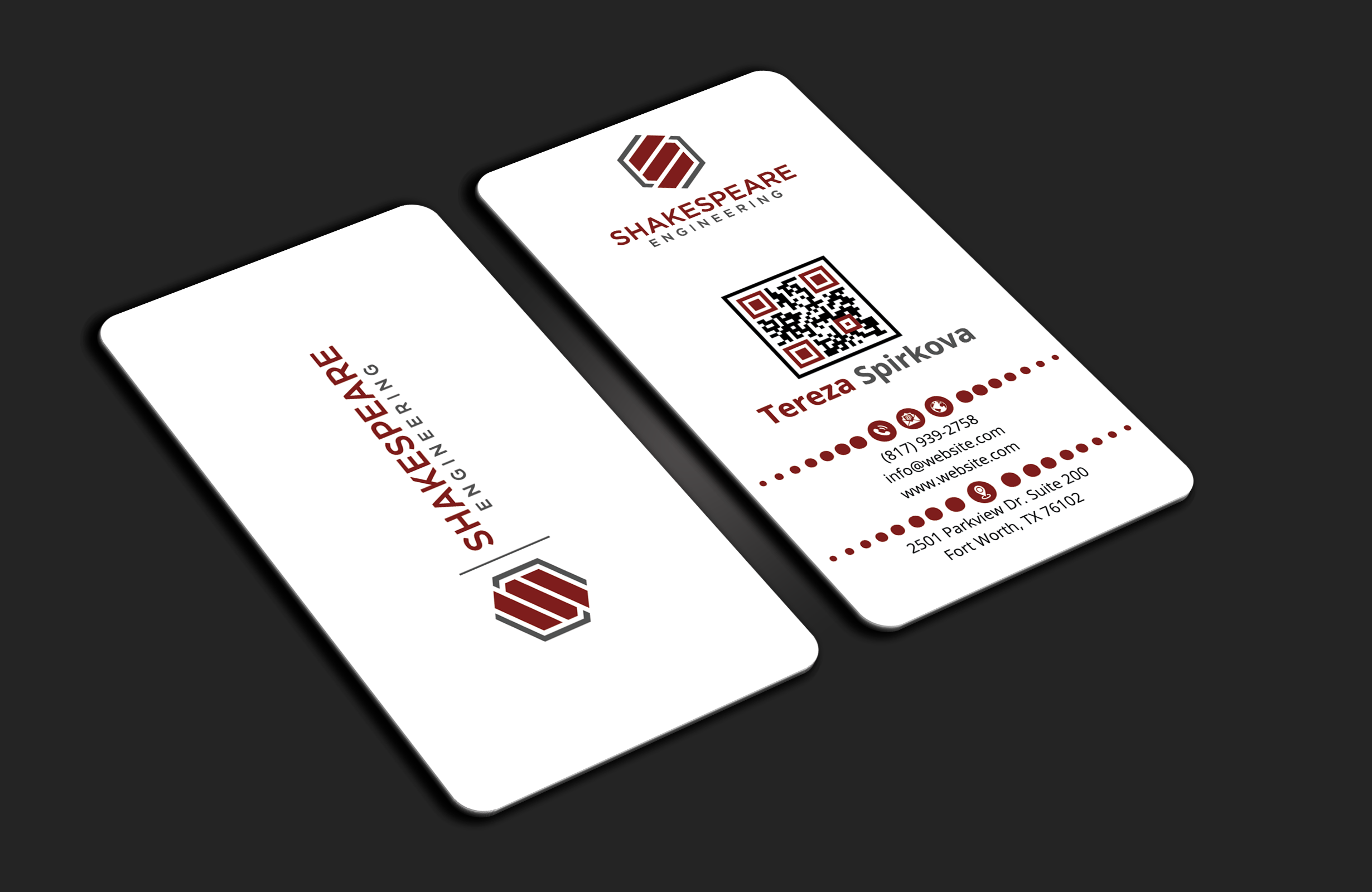 Business Card Design by DesignerShahadat for Shakespeare Engineering | Design #32107096