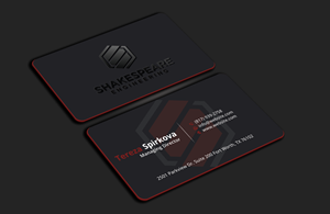 Business Card Design by DesignerShahadat for Shakespeare Engineering | Design: #32108054
