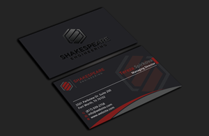 Visitenkarten-Design von DesignerShahadat für Shakespeare Engineering | Design: #32108060