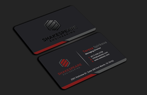 Visitenkarten-Design von DesignerShahadat für Shakespeare Engineering | Design: #32108068