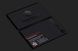 Business Card Design by DesignerShahadat for Shakespeare Engineering | Design: #32108248