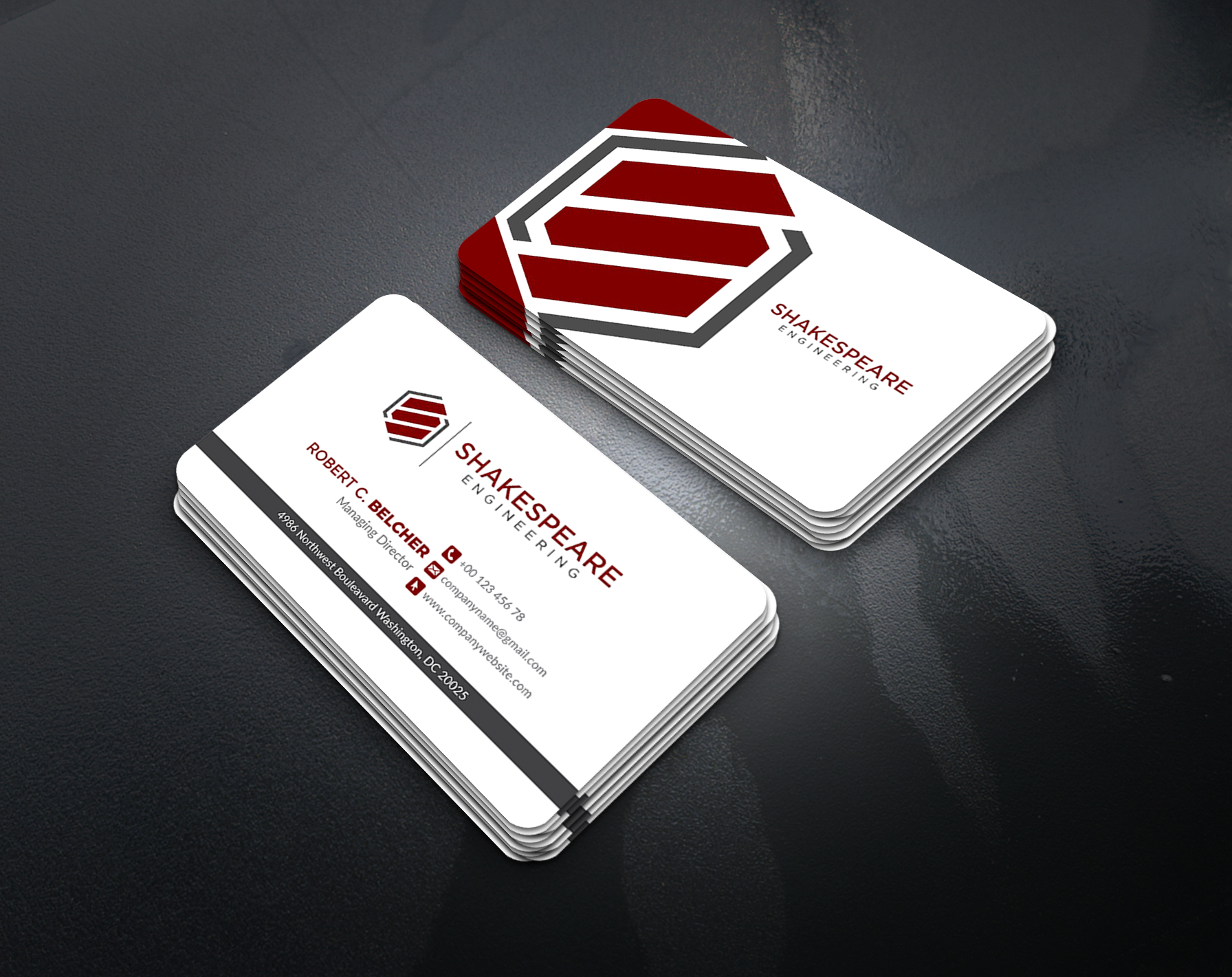 Design de Carte de Visite par artbitin pour Shakespeare Engineering | Design #32107465