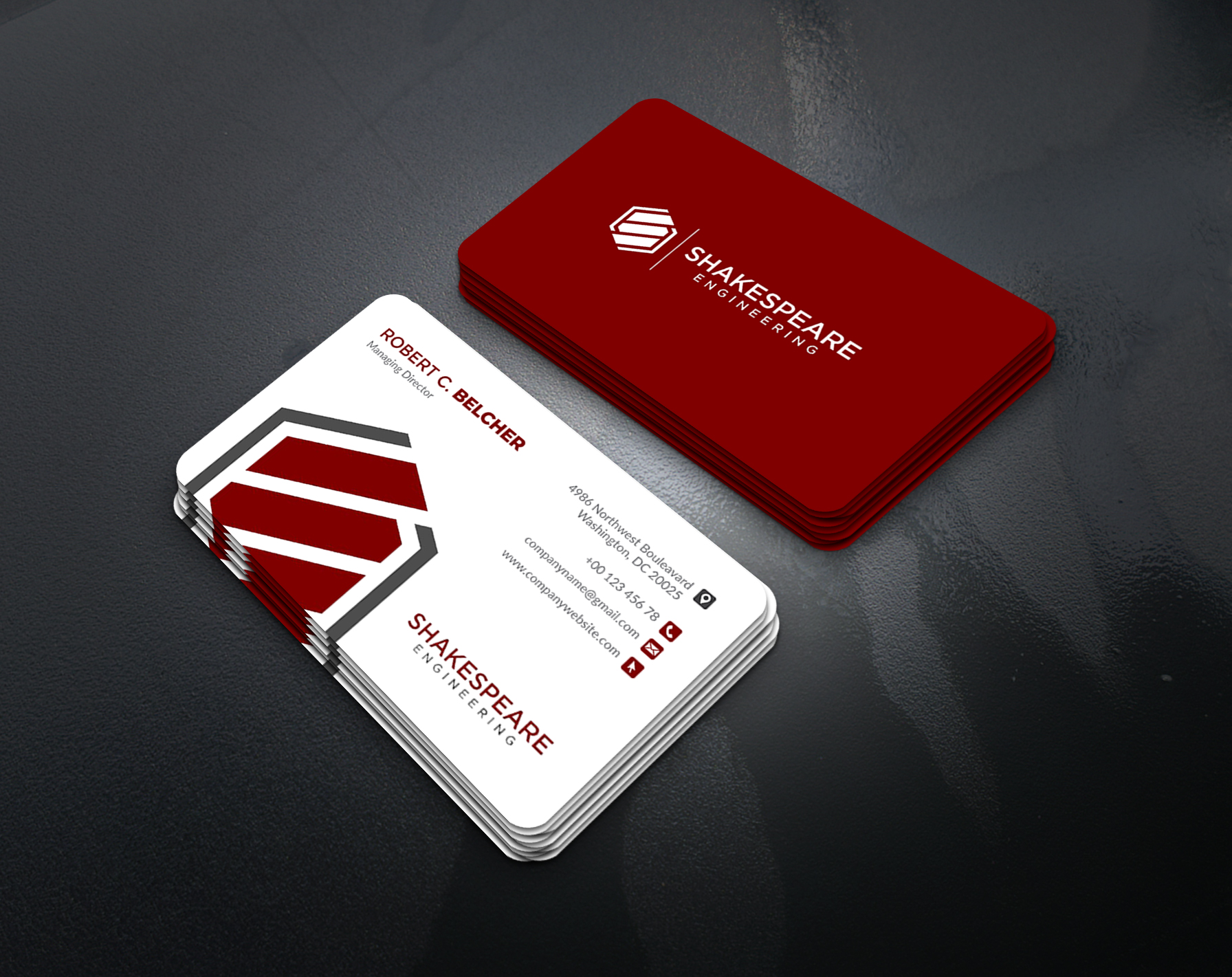 Business Card Design by artbitin for Shakespeare Engineering | Design #32107473