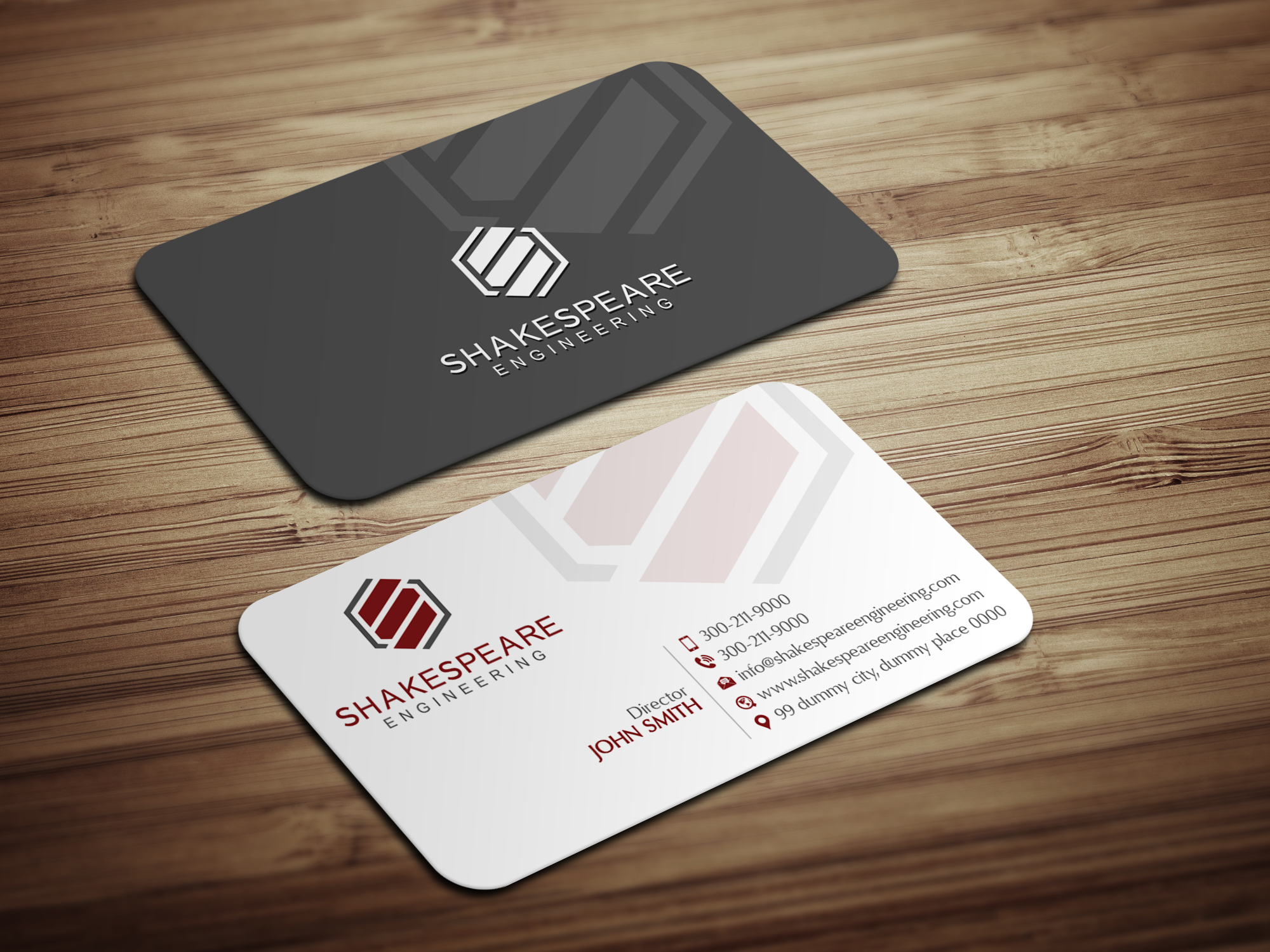 Diseño de Tarjeta de Presentación por Magic of Art para Shakespeare Engineering | Diseño #32106460