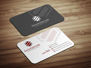 Business Card Design by Magic of Art for Shakespeare Engineering | Design #32106460
