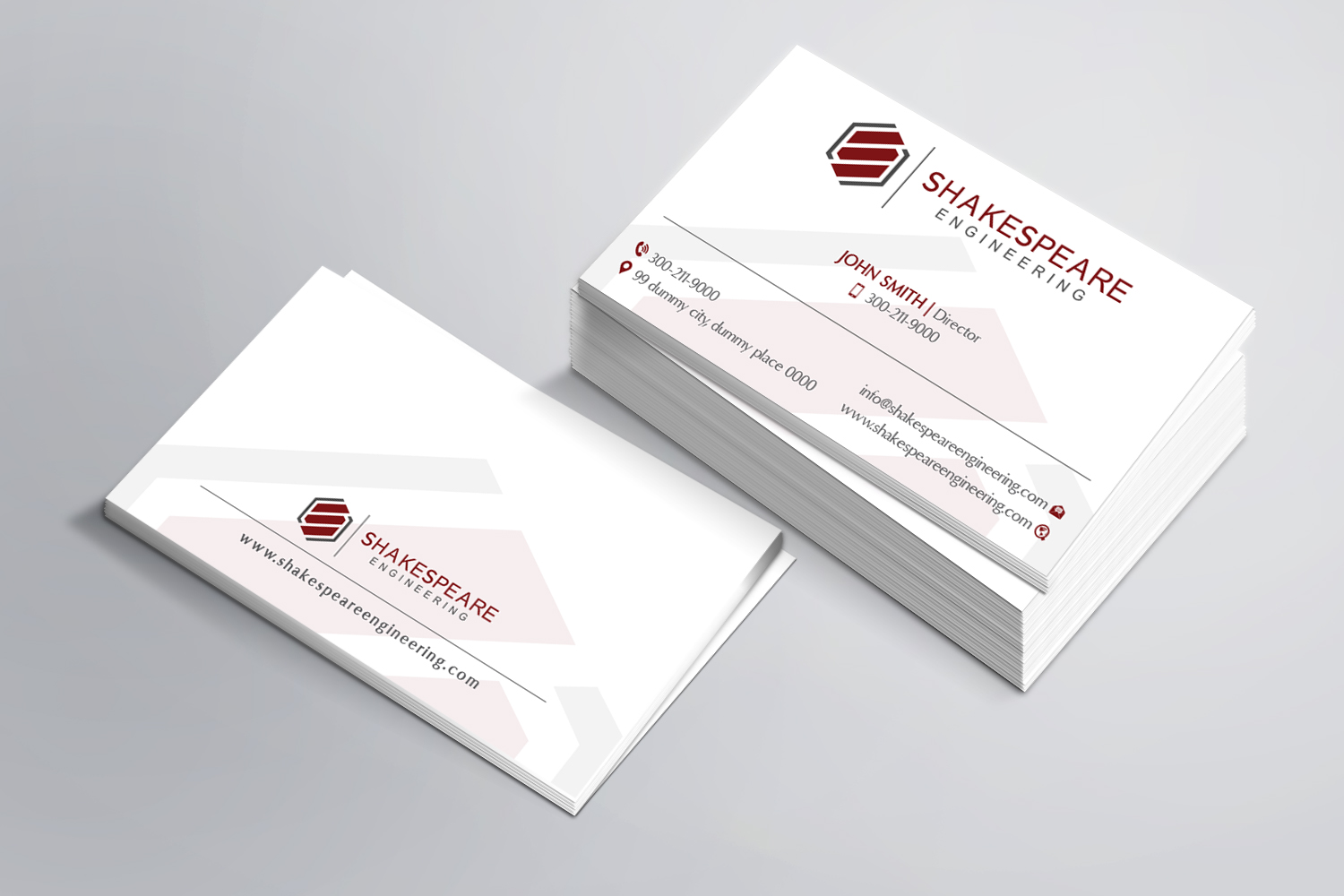 Business Card Design by Magic of Art for Shakespeare Engineering | Design #32107252