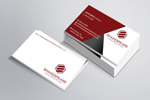 Business Card Design by Magic of Art for Shakespeare Engineering | Design: #32107254