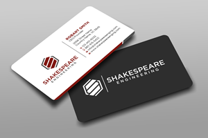 Business Card Design by Uttom 2 for Shakespeare Engineering | Design: #32103790
