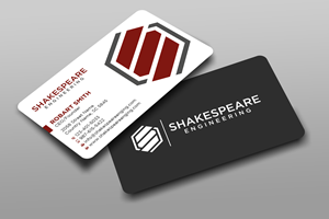 Business Card Design by Uttom 2 for Shakespeare Engineering | Design: #32103791