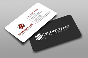 Business Card Design by Uttom 2 for Shakespeare Engineering | Design: #32103792