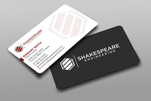 Business Card Design by Uttom 2 for Shakespeare Engineering | Design: #32103794