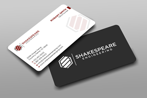 Business Card Design by Uttom 2 for Shakespeare Engineering | Design: #32103797