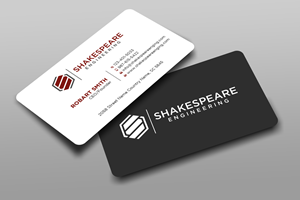 Business Card Design by Uttom 2 for Shakespeare Engineering | Design: #32103798