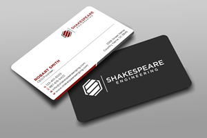 Business Card Design by Uttom 2 for Shakespeare Engineering | Design: #32103800