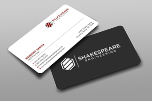 Business Card Design by Uttom 2 for Shakespeare Engineering | Design: #32103801