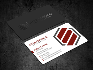 Business Card Design by Uttom 2 for Shakespeare Engineering | Design: #32103820