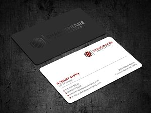 Business Card Design by Uttom 2 for Shakespeare Engineering | Design: #32103827
