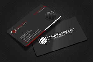 Business Card Design by Uttom 2 for Shakespeare Engineering | Design: #32103911