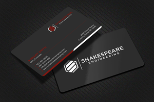 Business Card Design by Uttom 2 for Shakespeare Engineering | Design: #32103913
