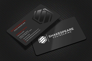 Business Card Design by Uttom 2 for Shakespeare Engineering | Design: #32103914
