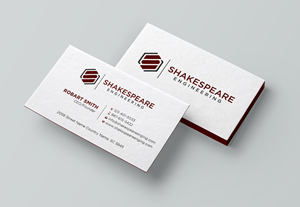 Business Card Design by Uttom 2 for Shakespeare Engineering | Design: #32103970