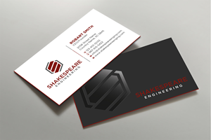 Business Card Design by Uttom 2 for Shakespeare Engineering | Design: #32103971