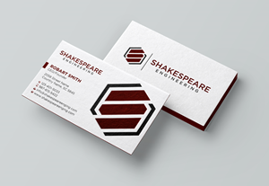 Business Card Design by Uttom 2 for Shakespeare Engineering | Design: #32103974