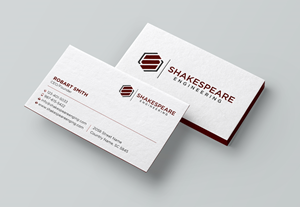 Business Card Design by Uttom 2 for Shakespeare Engineering | Design: #32104015