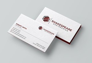 Business Card Design by Uttom 2 for Shakespeare Engineering | Design: #32104016
