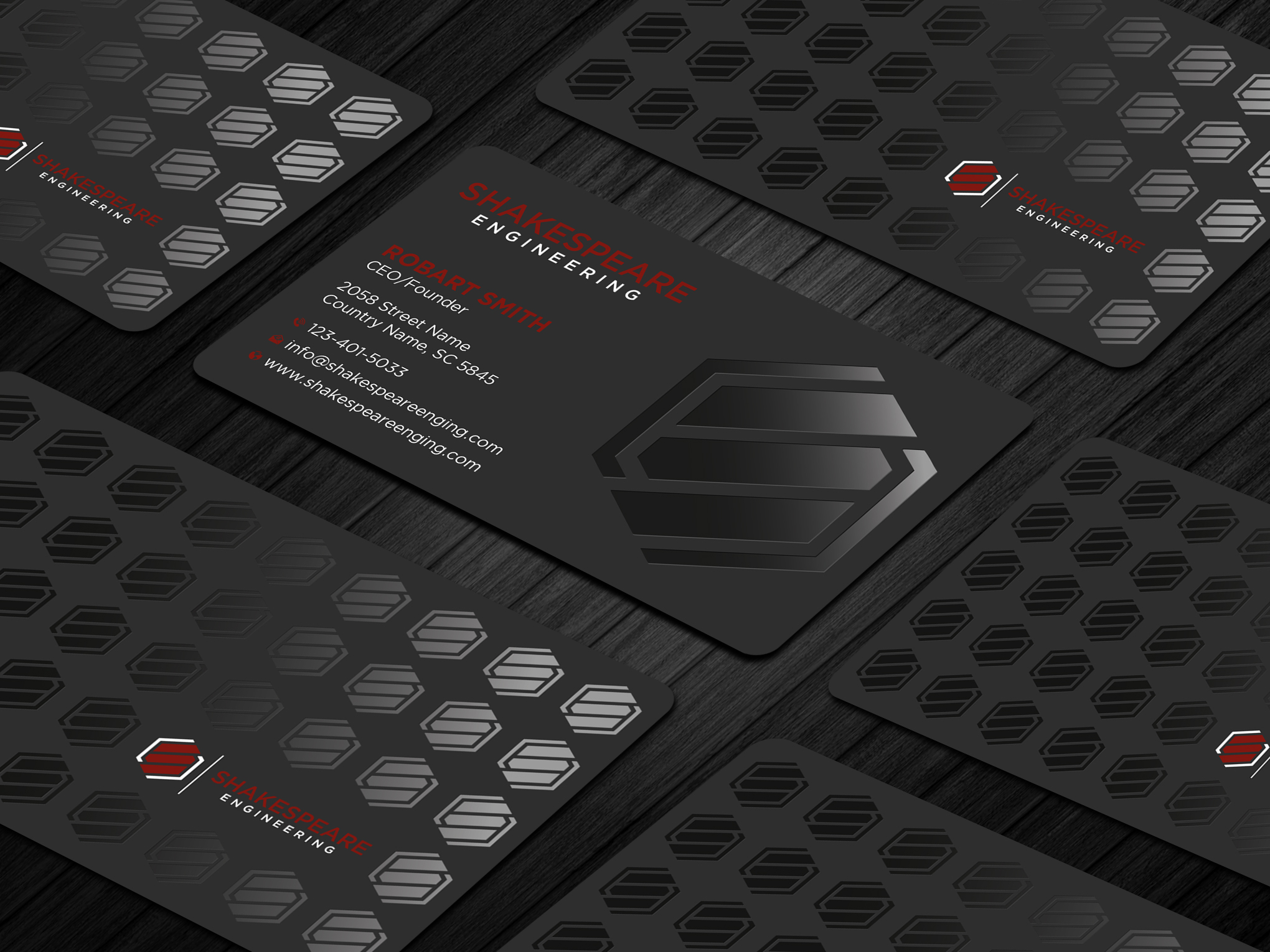 Business Card Design by Uttom 2 for Shakespeare Engineering | Design #32104188