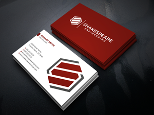 Diseño de Tarjeta de Presentación por Uttom 2 para Shakespeare Engineering | Diseño: #32110933