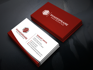 Diseño de Tarjeta de Presentación por Uttom 2 para Shakespeare Engineering | Diseño: #32110934