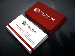 Diseño de Tarjeta de Presentación por Uttom 2 para Shakespeare Engineering | Diseño: #32110937