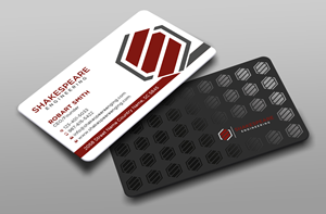 Diseño de Tarjeta de Presentación por Uttom 2 para Shakespeare Engineering | Diseño: #32110969