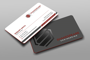 Design de Carte de Visite par Uttom 2 pour Shakespeare Engineering | Design : #32110998