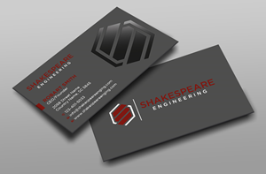 Design de Carte de Visite par Uttom 2 pour Shakespeare Engineering | Design : #32111001