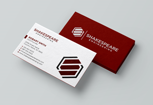 Design de Carte de Visite par Uttom 2 pour Shakespeare Engineering | Design : #32111004