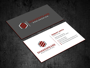 Business Card Design by Uttom 2 for Shakespeare Engineering | Design: #32111007