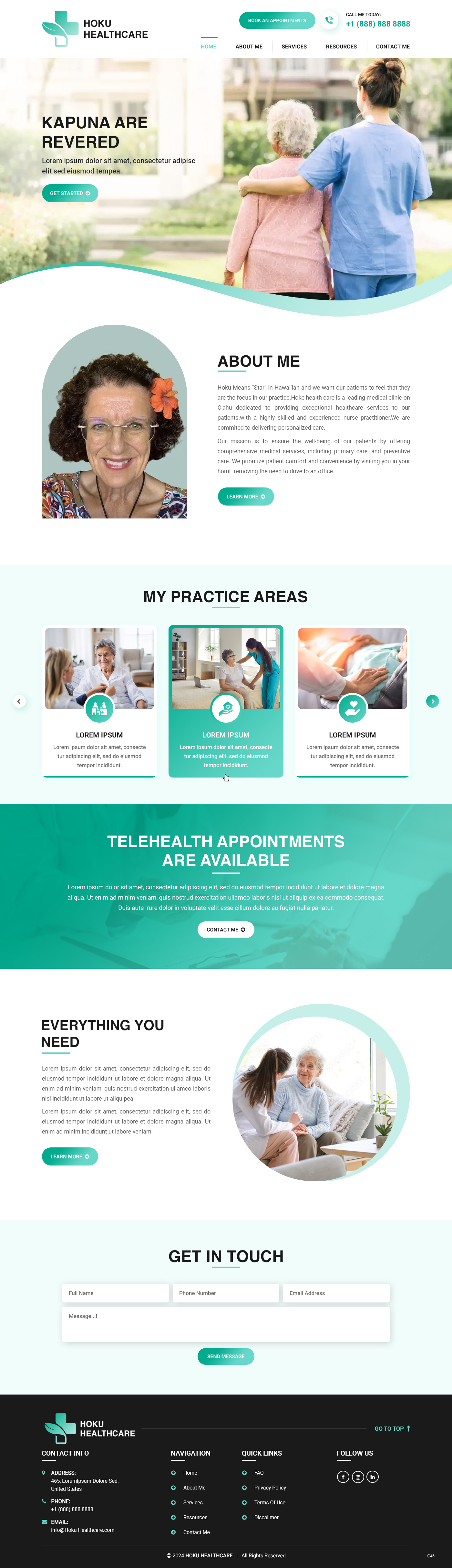 Web-Design von pb für Hoku Heath Care | Design #32151163