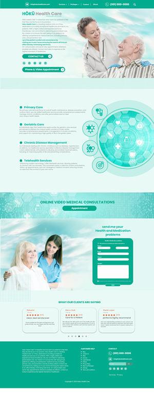 Web-Design von Detempo für Hoku Heath Care | Design: #32132796