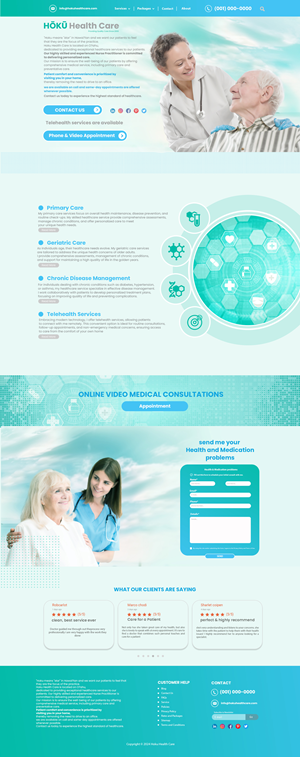 Web-Design von Detempo für Hoku Heath Care | Design: #32138820