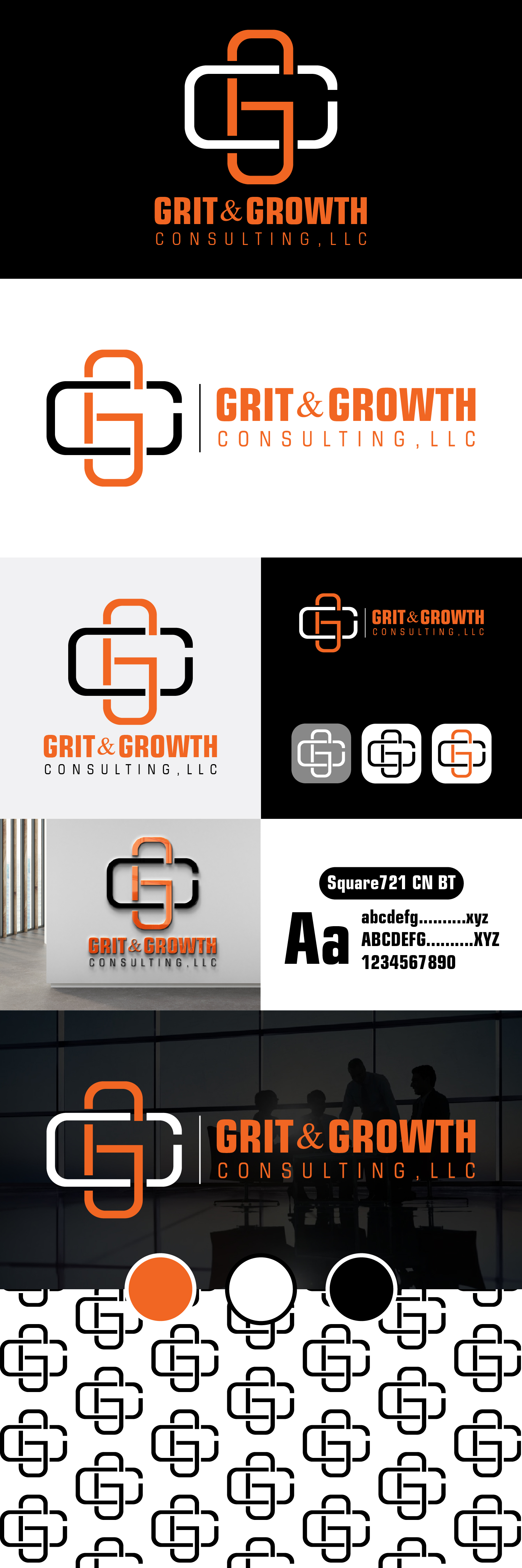 Logo Design by Deep Agheda for Grit & Growth Consulting, LLC | Design #32135354