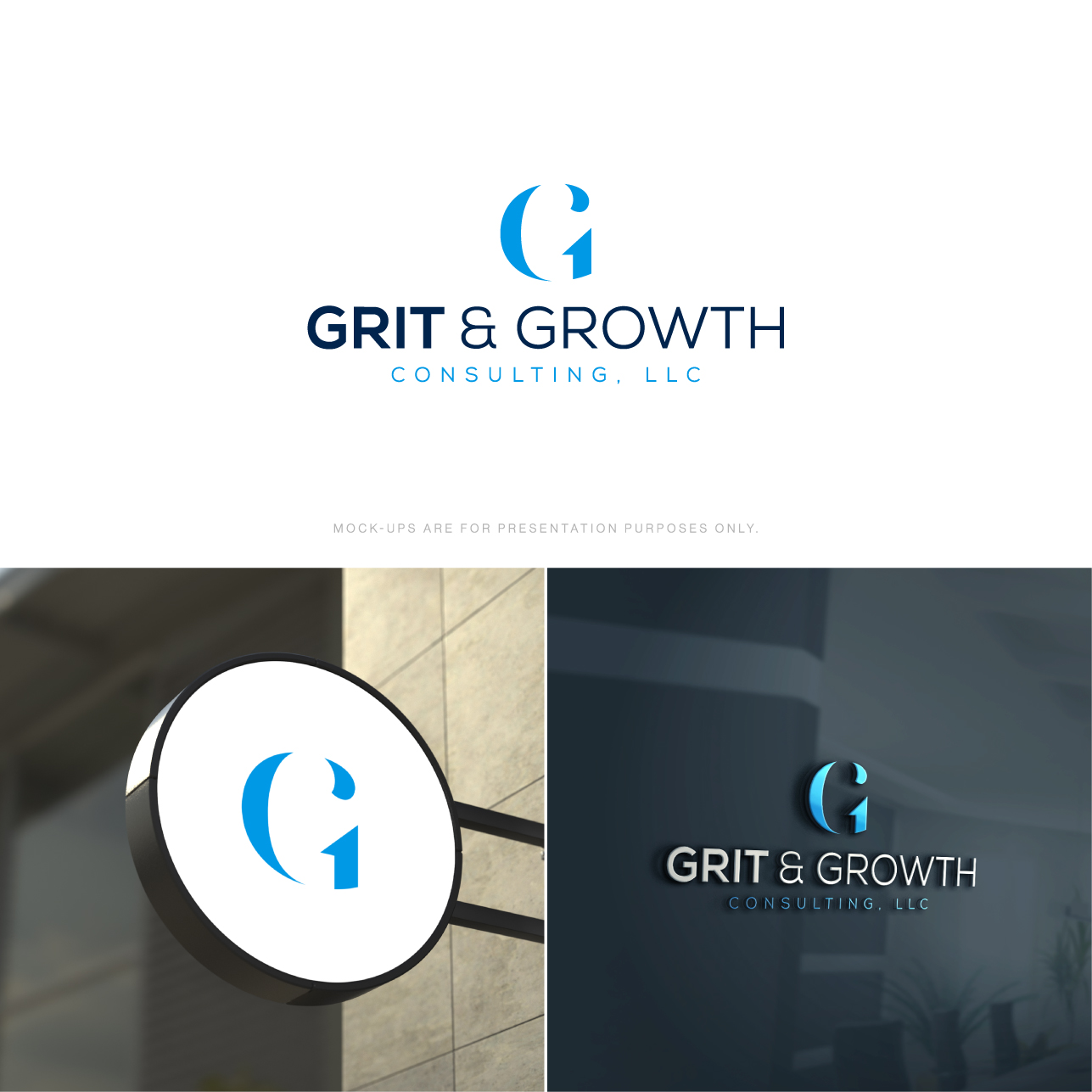 Logo Design by The Lion Studios for Grit & Growth Consulting, LLC | Design #32110625