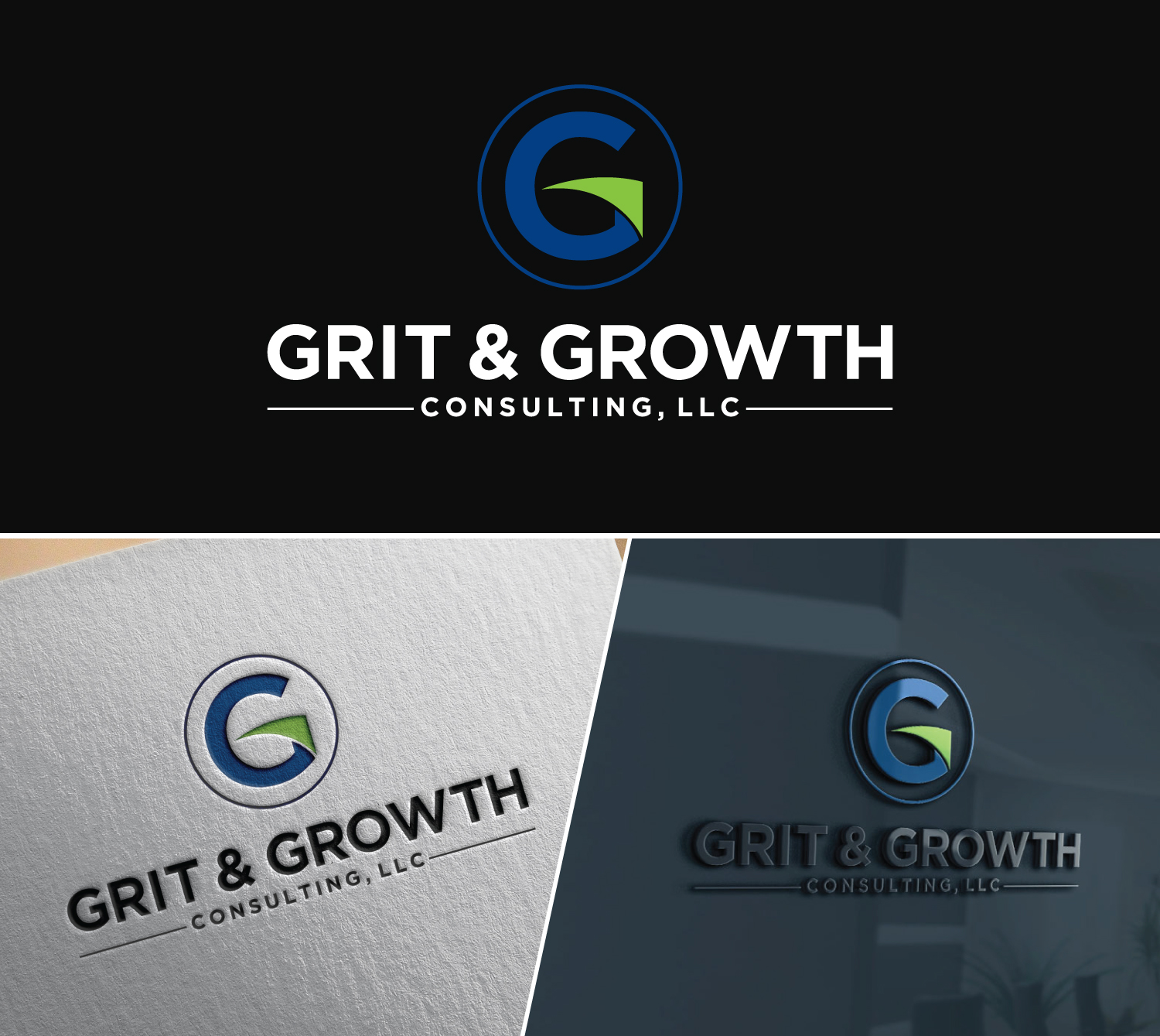 Logo Design by Atec for Grit & Growth Consulting, LLC | Design #32117690