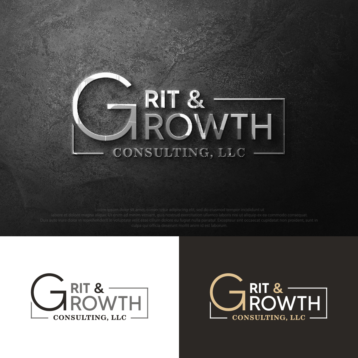 Logo Design by DesignLima for Grit & Growth Consulting, LLC | Design #32117770