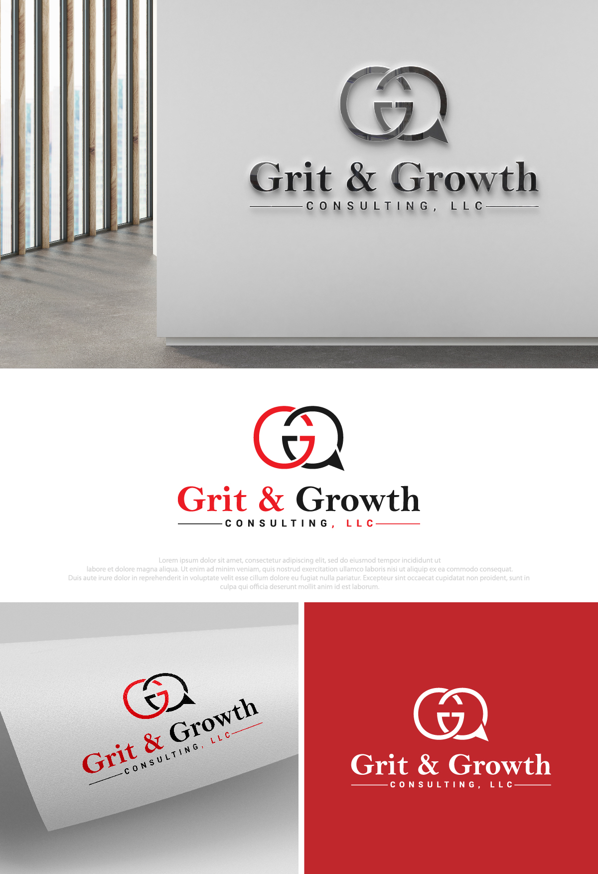 Logo-Design von DesignLima für Grit & Growth Consulting, LLC | Design #32117771