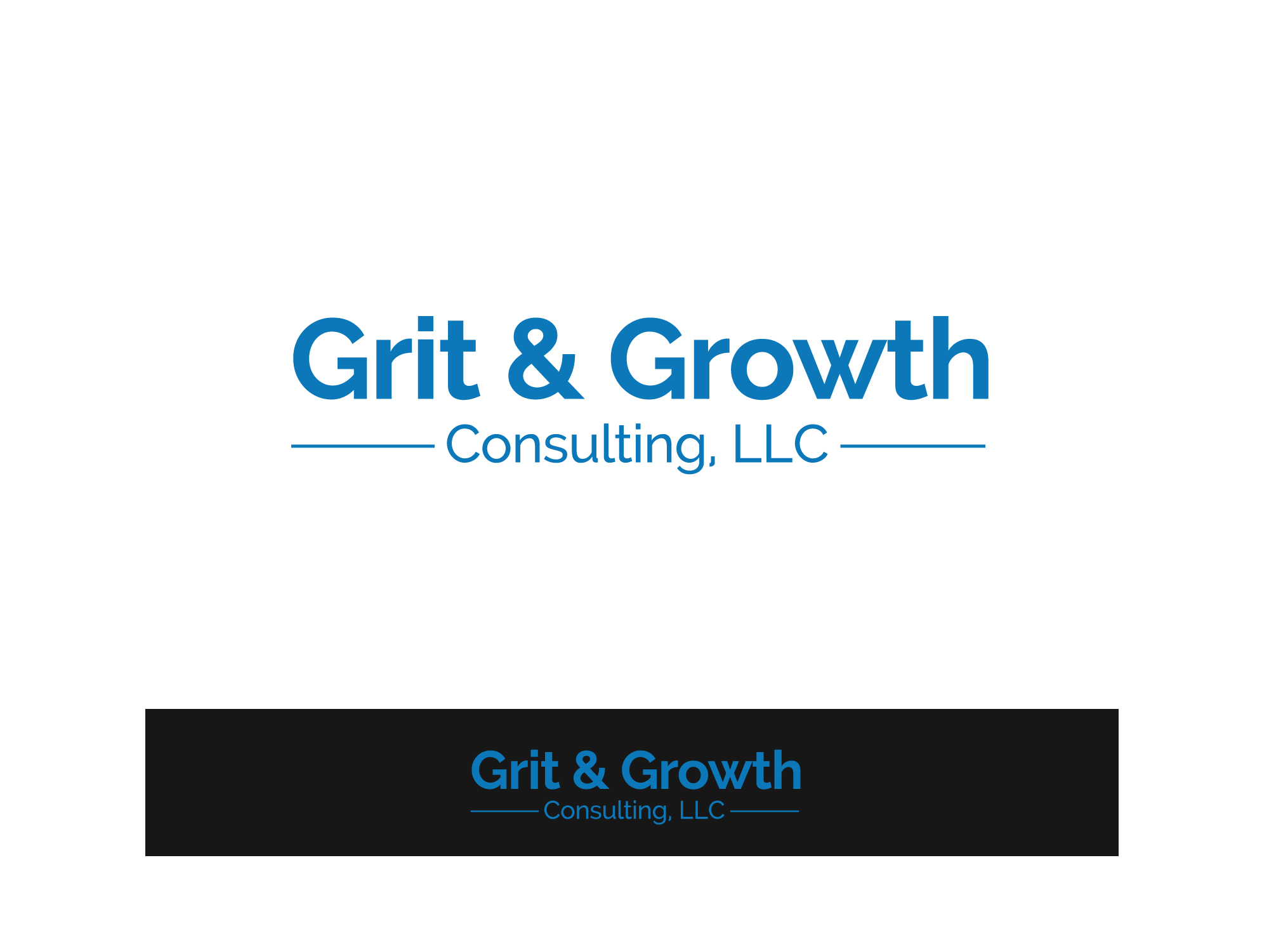 Logo Design by Paras Bali for Grit & Growth Consulting, LLC | Design #32156833